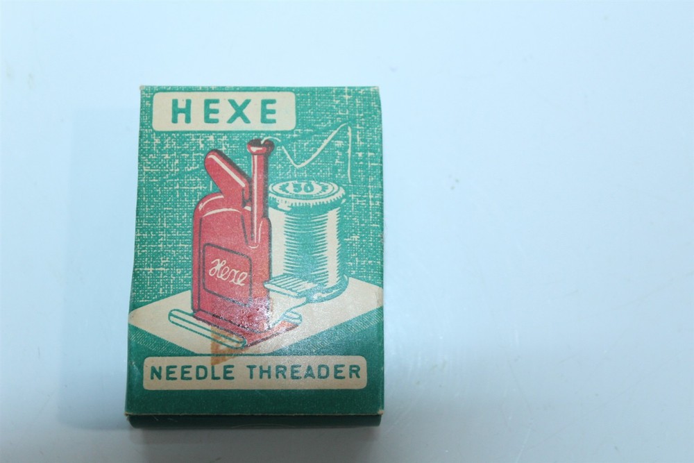 Vintage Hexe Automatic Needle Threader In Original Box