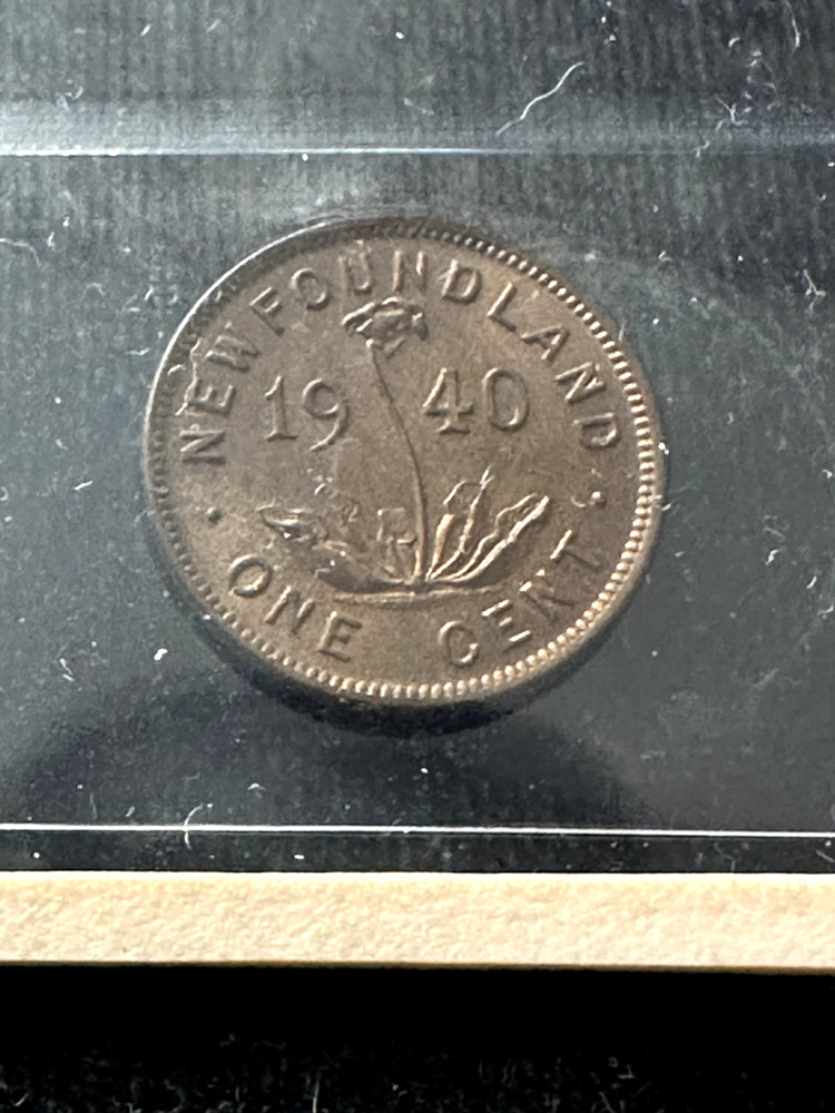 1940 ICCS Graded Newfoundland, Small One Cent, **MS-64**