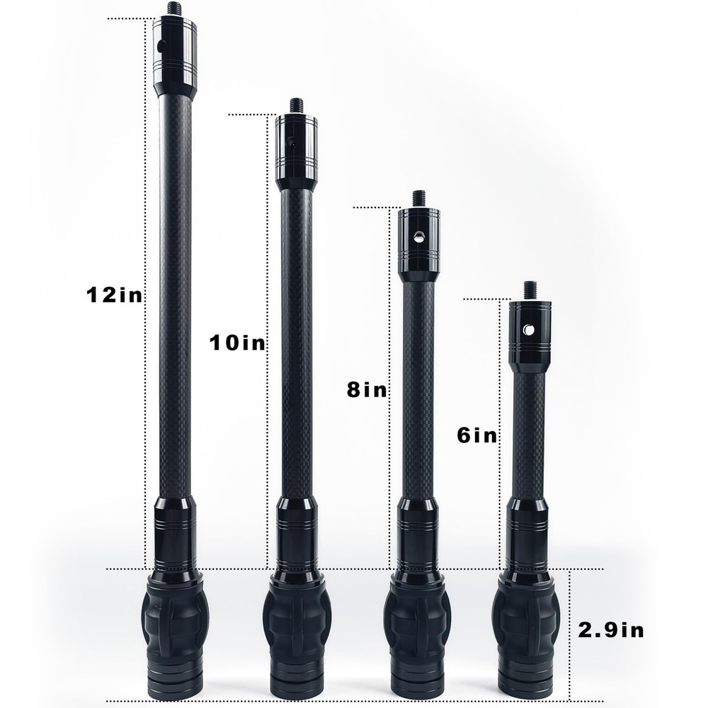 Archery Compound Bow Stabilizer Quick Disconnect Mounting Adapter– Adjustable...