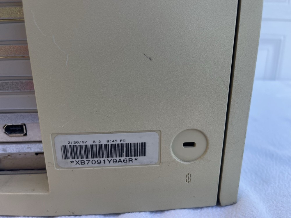 Vintage Apple Power Macintosh 9600/200 Workstation Computer M5433 Untested