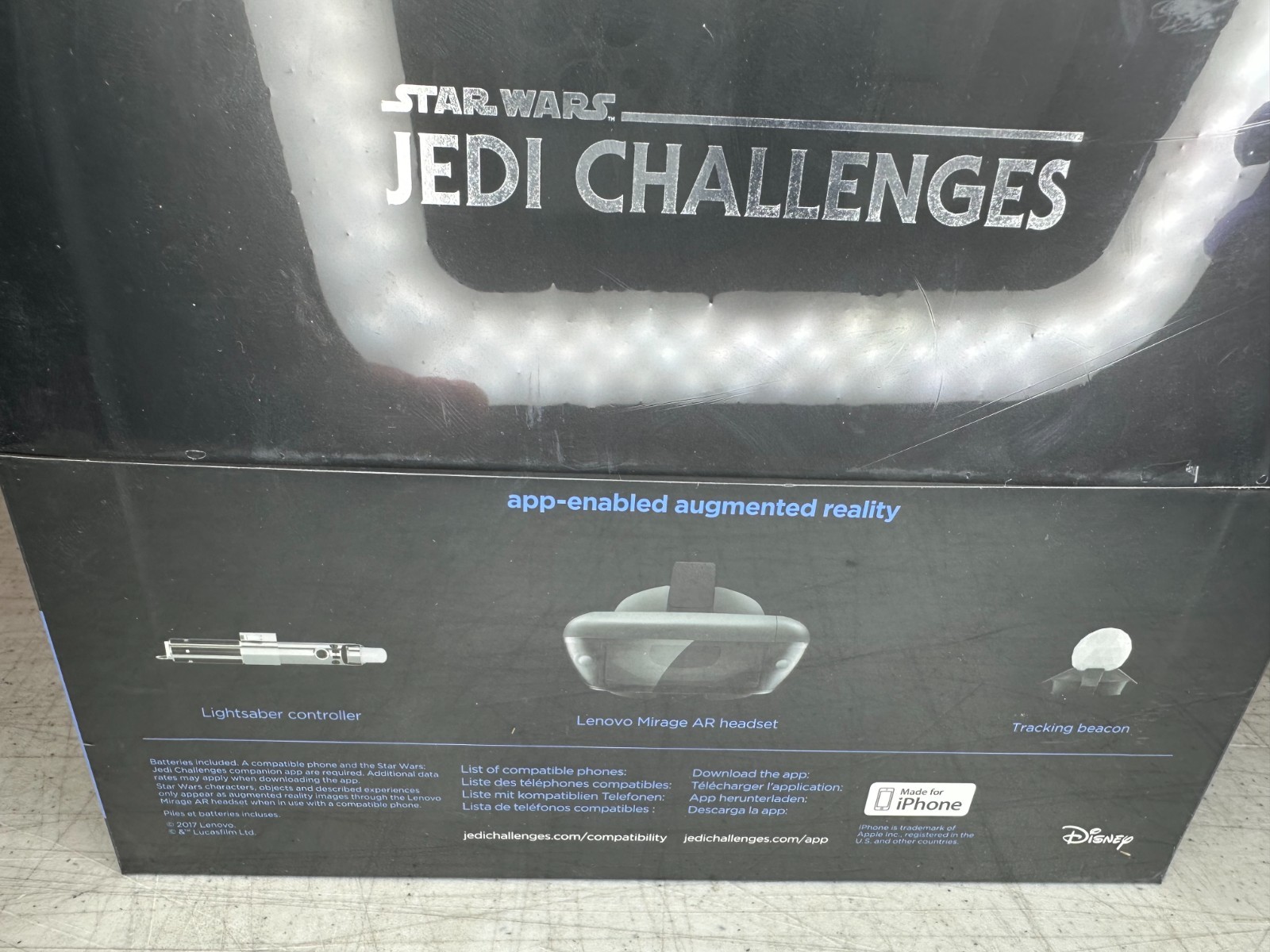 Lenovo Star Wars Jedi Challenges AR Headset & Lightsaber Set NEW SEALED