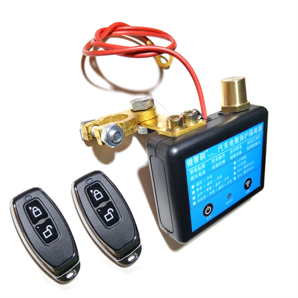 Car Battery Intelligent Auto Cut Off Wireless Remote Control Disconnect Switch