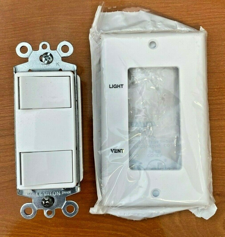 NUTONE VS-86SN Wall Switch - For Standard Single Outlet Box - NEW IN BOX