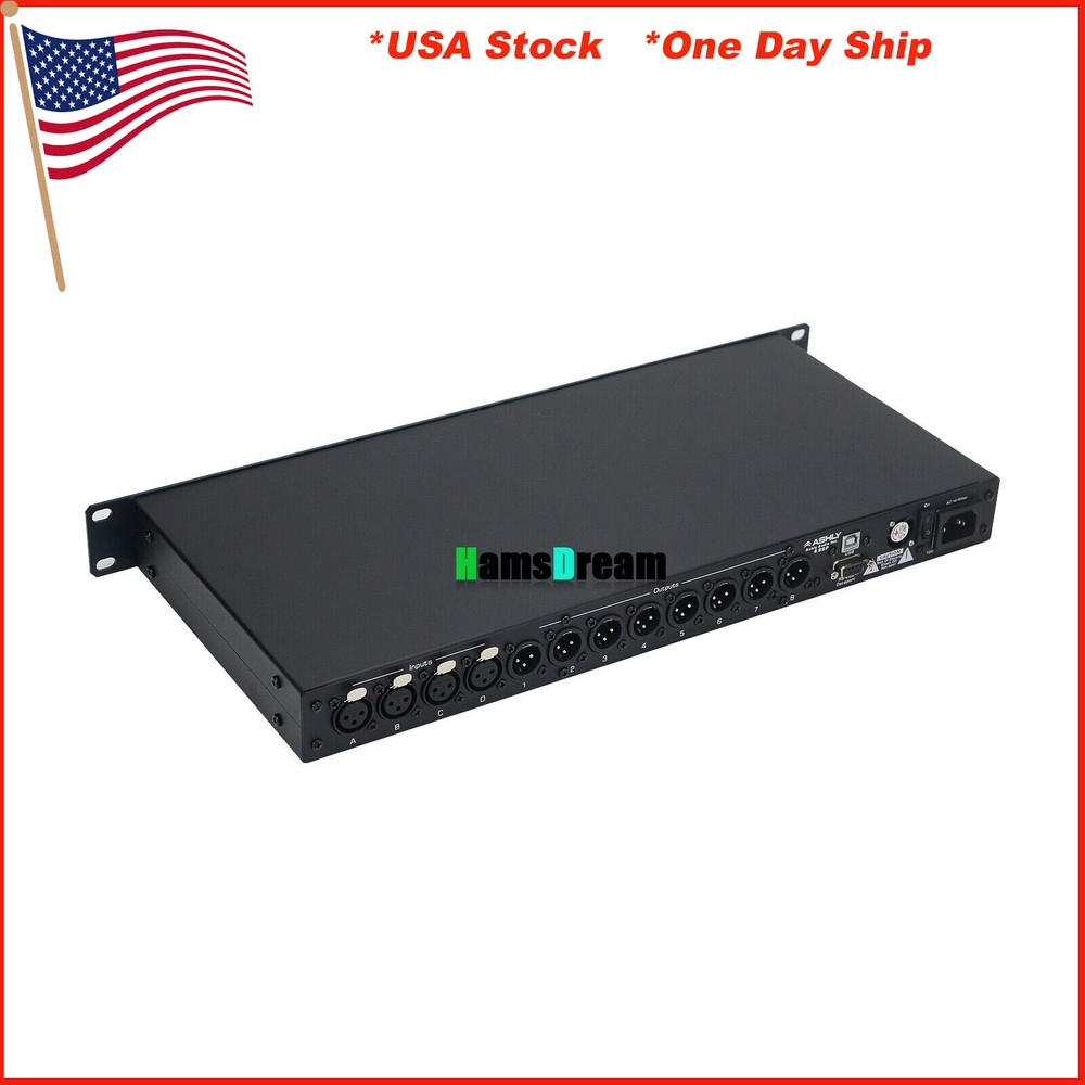 4.8SP 110V Digital DSP Audio Processor Original Software 4 Input 8 Output #USA