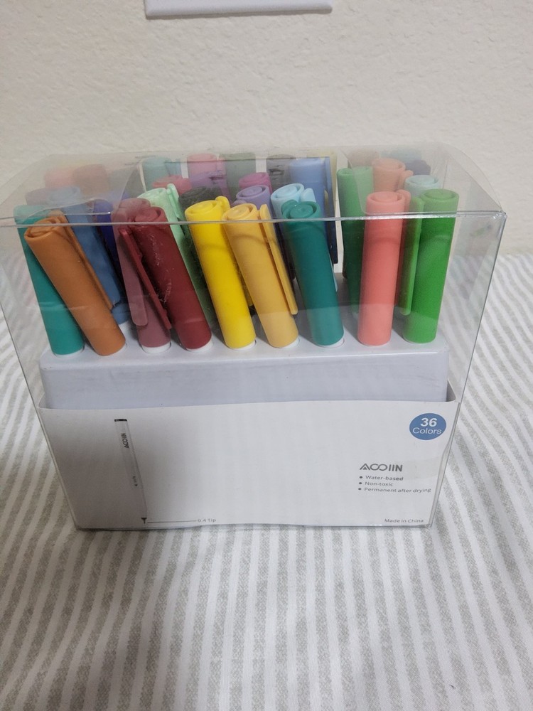 36 Waterbase Pen permamnent after drying for criscut