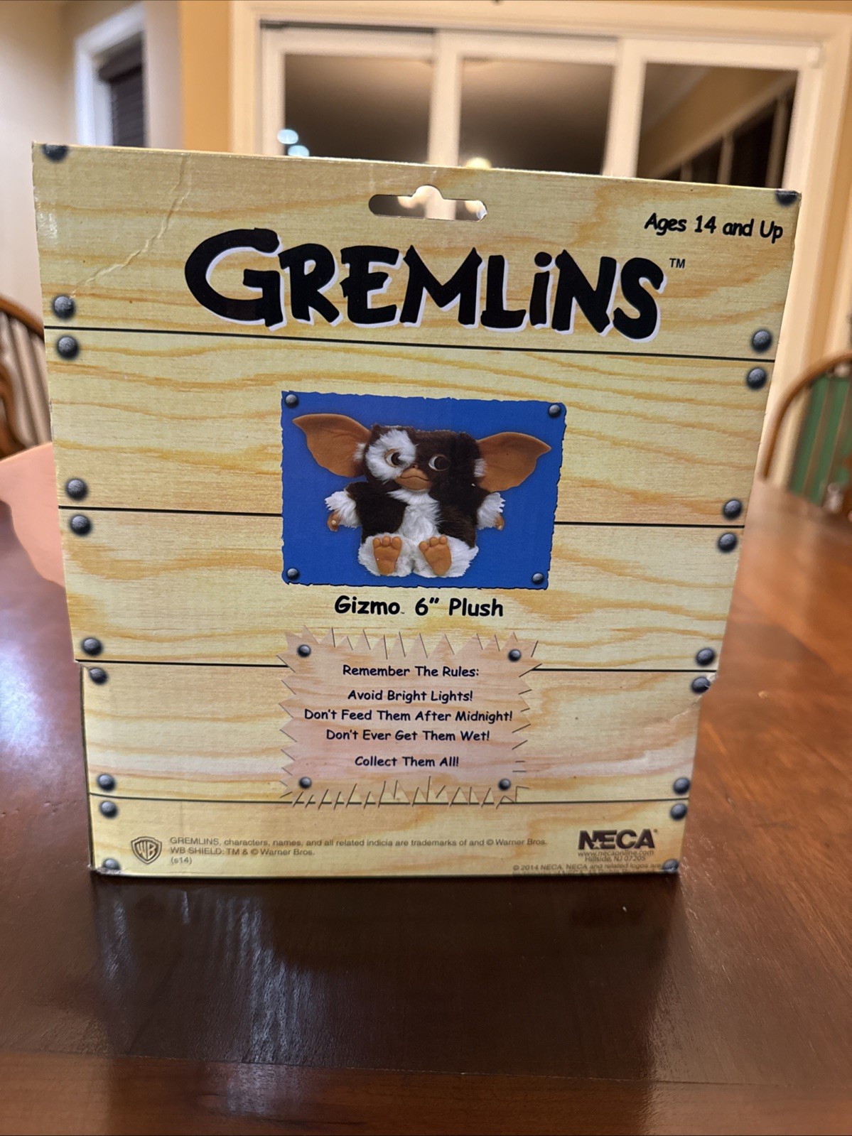 NECA Gremlins Dancing Gizmo Plush Doll With Sound 6"