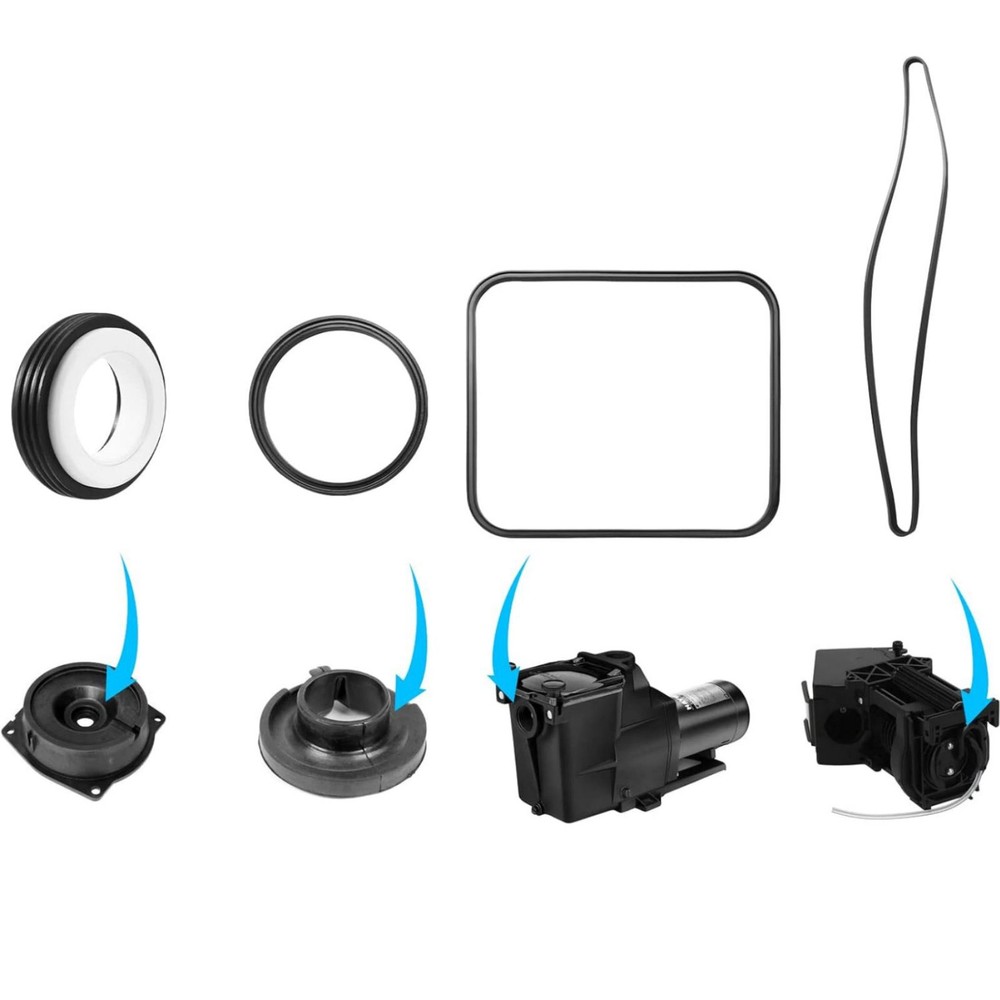 1PCS Super Pump Seal Replacement Kit For Hayward Fits Regular/X/VSP Models