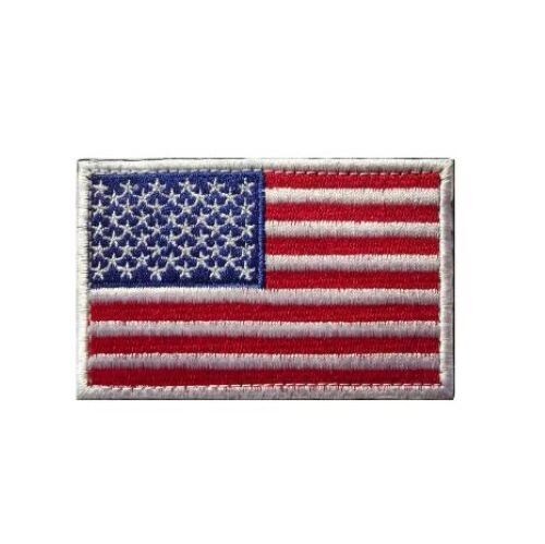 USA American Flag Patches 3"X2" Hook and Loop Military Tactical American Owned