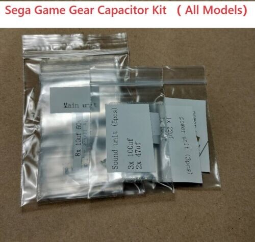 【 Fixes All Models --- Sega Game Gear Ceramic Capacitor Replacement Repair Kit 】
