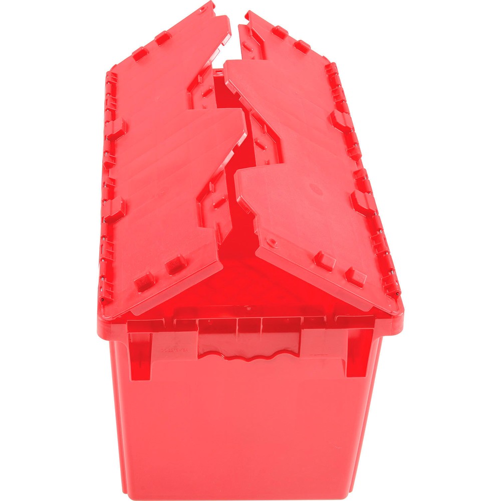 Distribution Container With Hinged Lid 22-3/8x13x13 Red