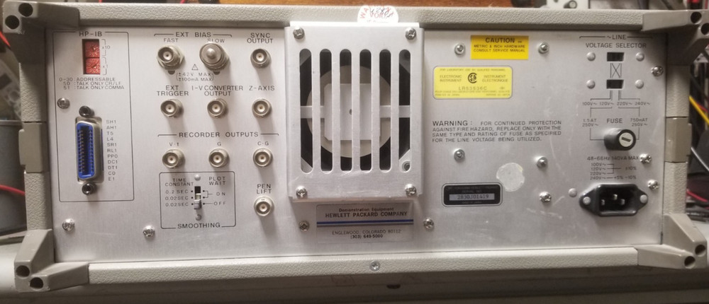 HP 4280A 1 MHz Capacitance Meter C-V Plotter PERFECT +/-100V Bias GPIB interface