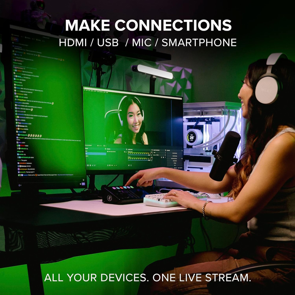Mainstream Complete Live Streaming and Video Capture Interface with Programmable