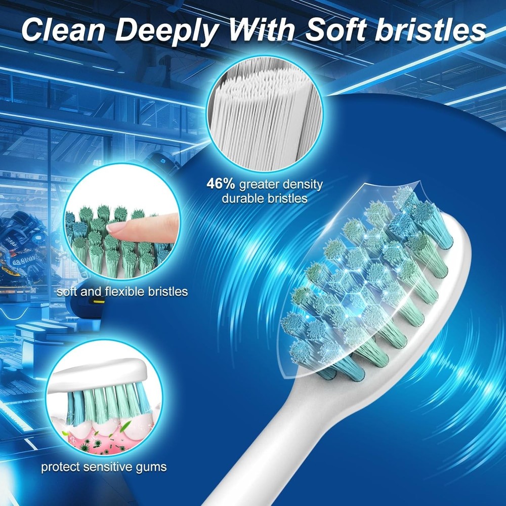 Ultimate Waterproof Sonic Toothbrush - 6 Modes, Smart Timer & Lightweight Design