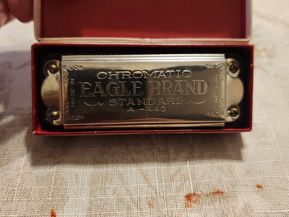 CHromatic harmonica Made In Germany Eagle Brand A-440