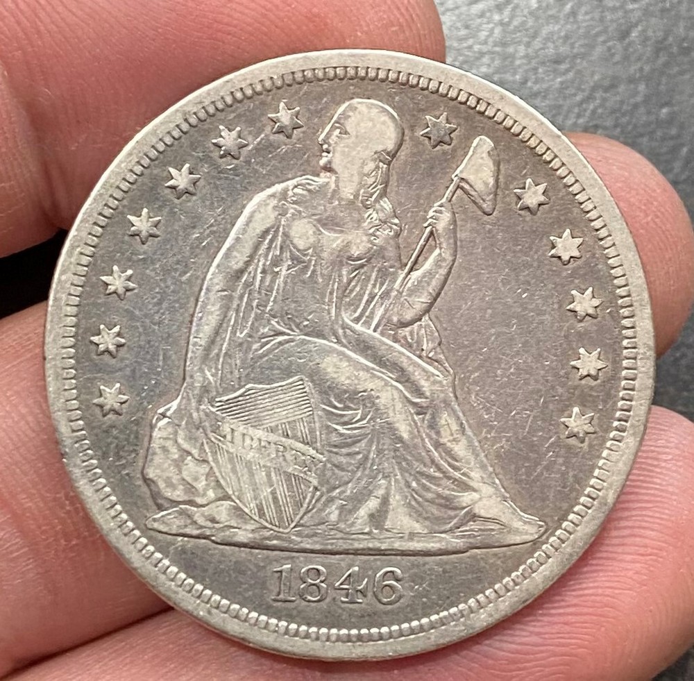 1846-O Seated Liberty Dollar*