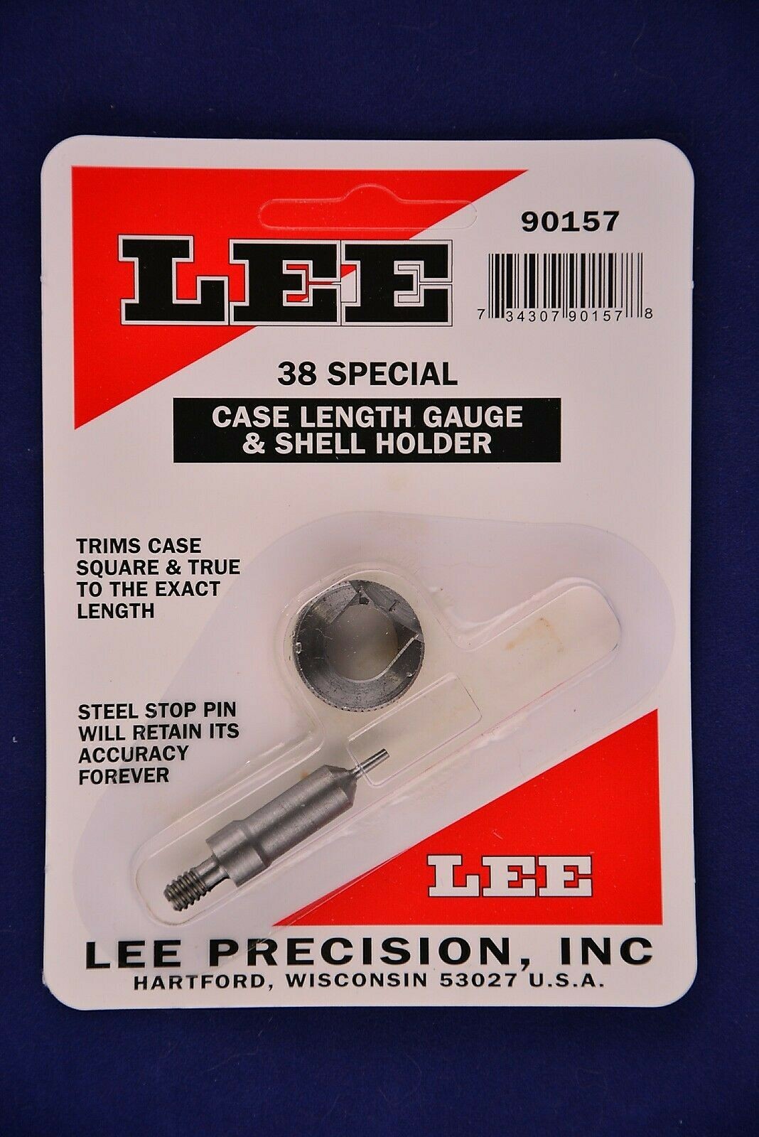 Lee Case Length Gauge & Shell Holder 38 Special 38 Spl #90157