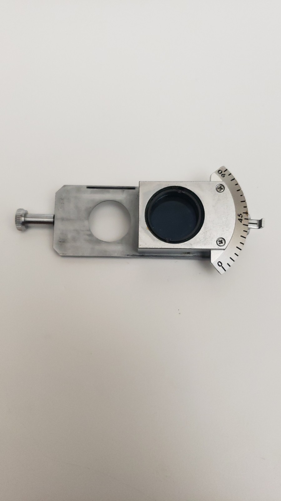 Olympus POLARIZING MICROSCOPE POS Pol Analyzer Slider Rotatable