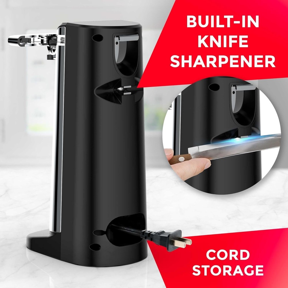 Electric Can Opener with Knife Sharpener