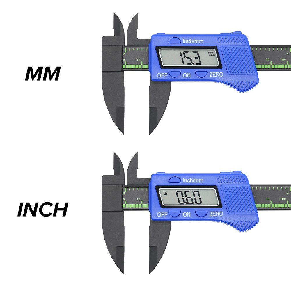 Electronic Digital Caliper, Plastic Vernier Caliper, Caliper Measuring Tool with