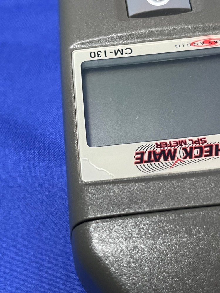 Check Mate CM-130 Battery Powered SPL Meter by Galaxy Audio