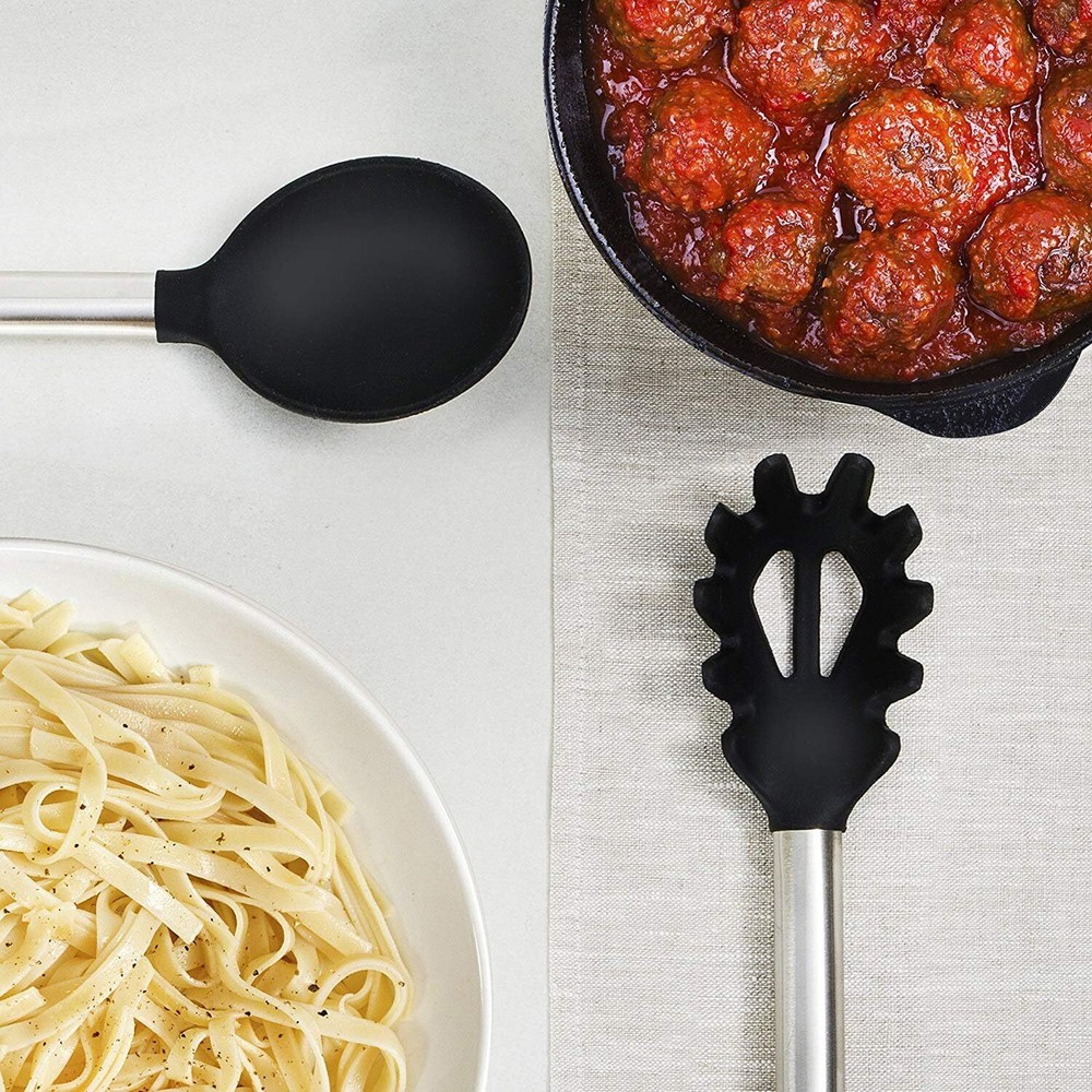 Kitchen Utensils Set - Silicone Cooking Tools - 33 Kitchen Utensils and Spoons