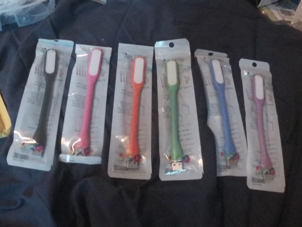 USB Mini LED Night Light Book Lamp Portable Bendable Reading Light