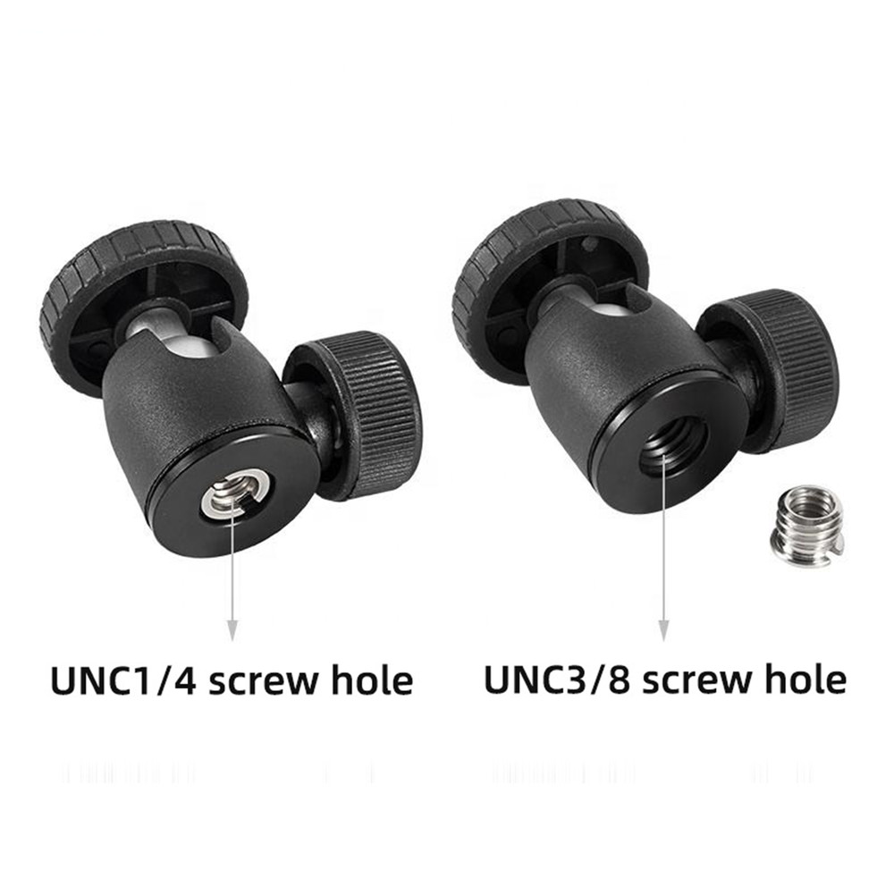 43mm Spherical small head rotating panoramic universal tripod head for DSLR Came