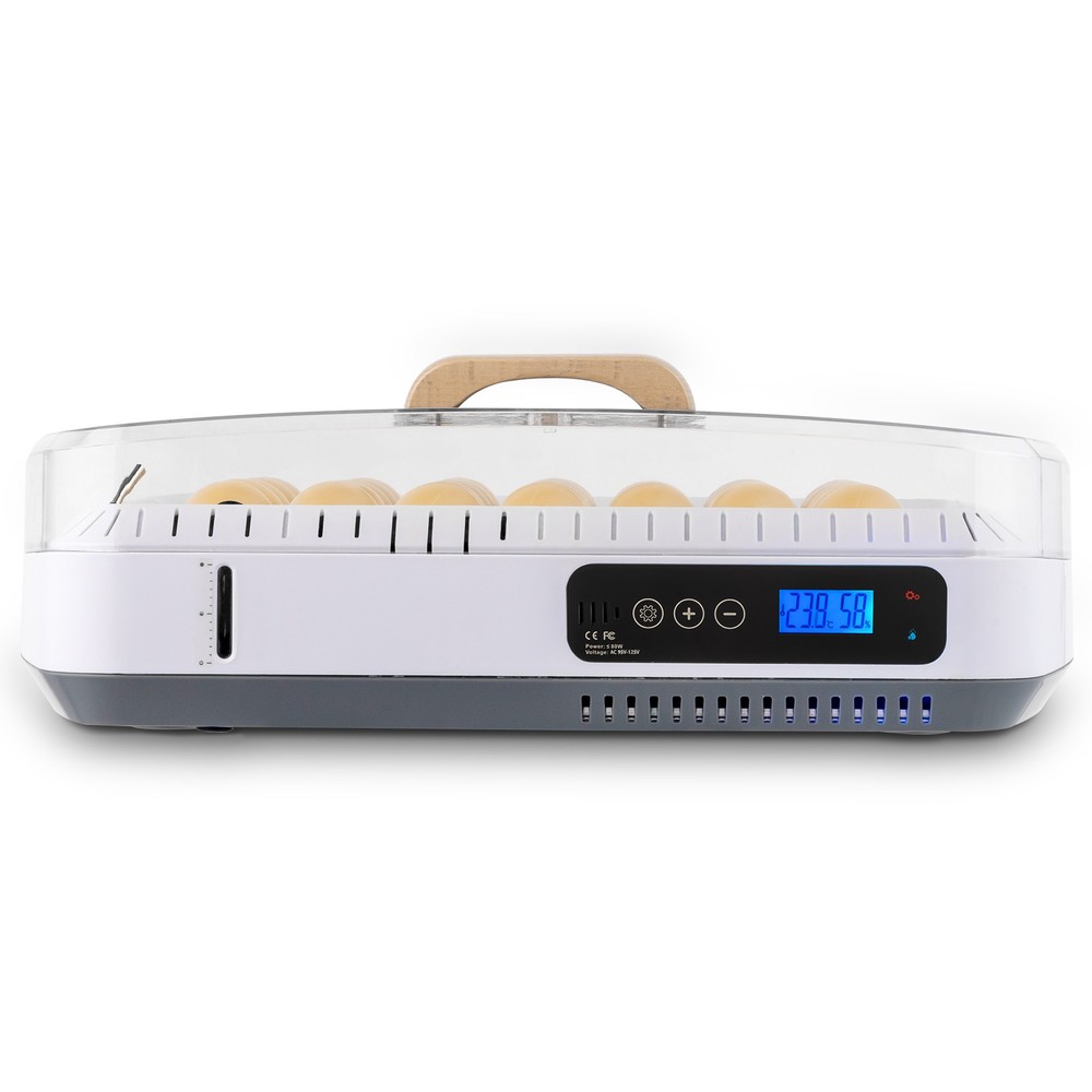 Smart Digital 35 Eggs Incubator Auto Turning Birds Hatcher Visual Window New