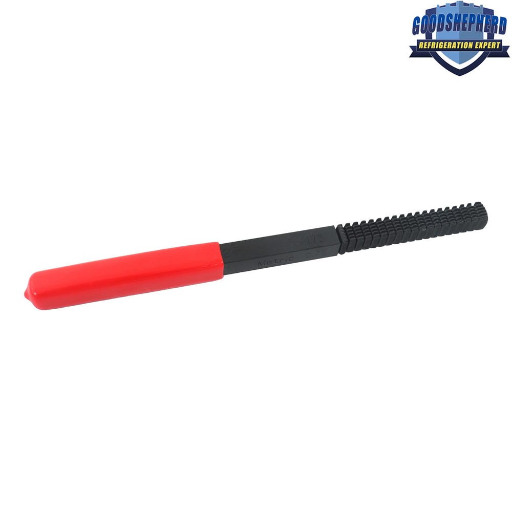M6 M8 M10 M12 Metric Thread Chaser Set Practical Thread Restorer Tool 15-Pieces