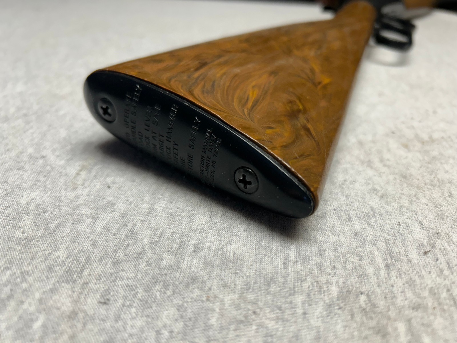 Vintage Early Daisy Model 1894 .177 Cal BB Gun Rifle, Steel Buttplate Pre Safety