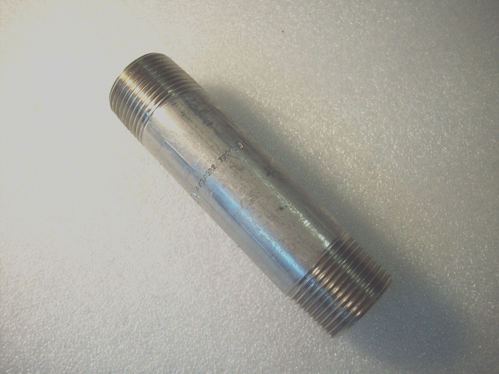 1" Mnpt X 5"  Stainless Steel 304/L  Pipe Nipple Sch 40