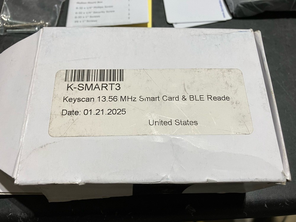 Keyscan Mobile Ready Smart Card Reader for Access Control K-SMART3