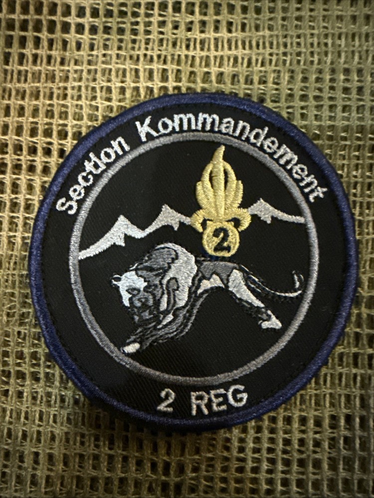 French Foreign Legion Section Kommandement 2 Reg Patch