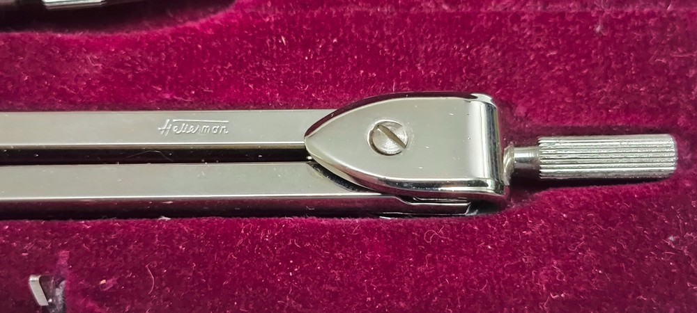 Vintage Masonic Masons G2B compass technical drawing set