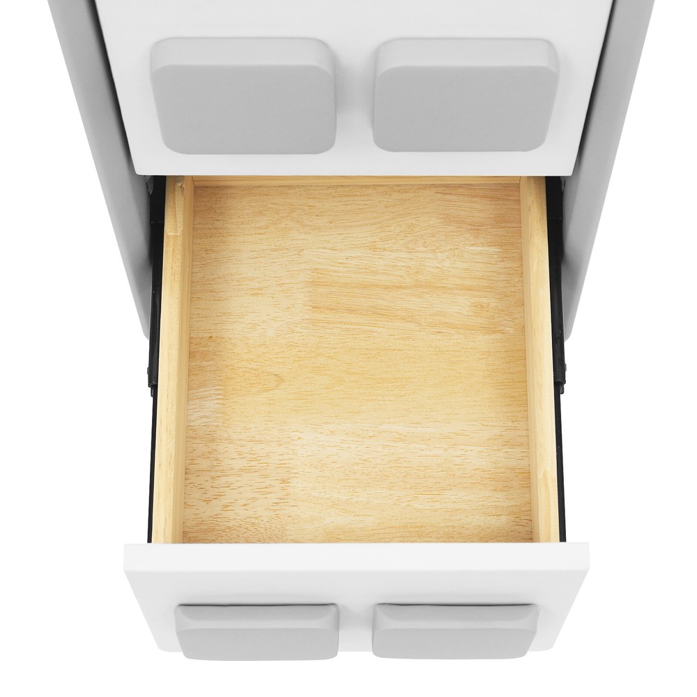 Bedside Table, Minimalist End Table With 2 Drawers, Bedside Table for Bedrooms