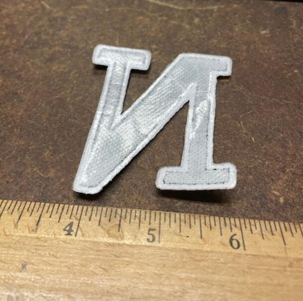 Letter “N” Embroidered Patch (NOS)