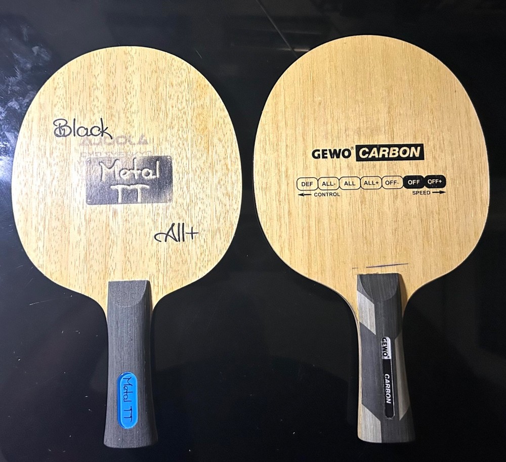 2 carbon table tennis blades