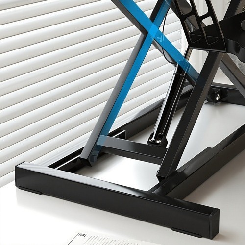Foldable computer desk Adjustable and height-tilting table