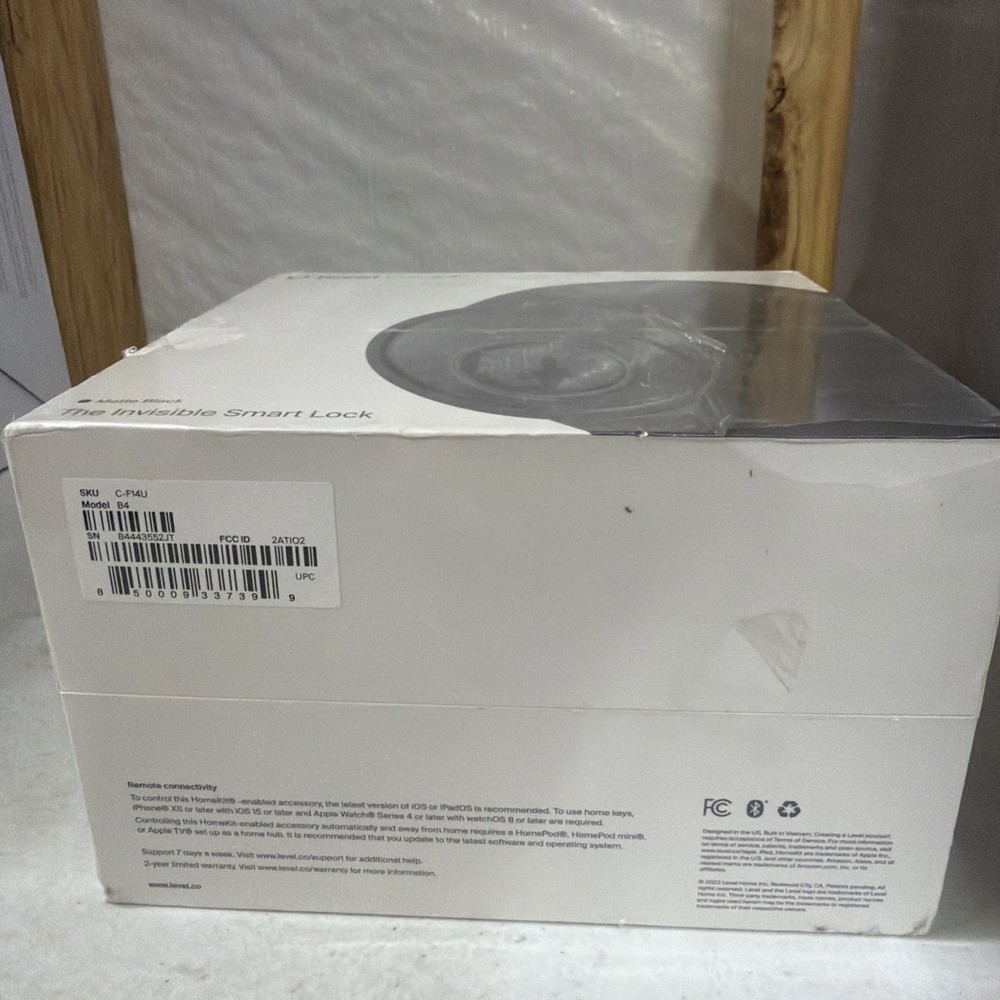 Level Lock+ Smart Lock - Matte Black - CF14U