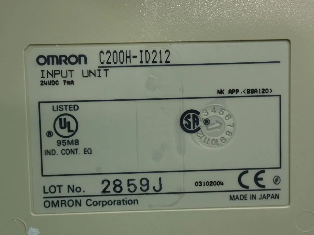 OMRON PLC EXPANSION MODULE, 7PCS C200H-ID212