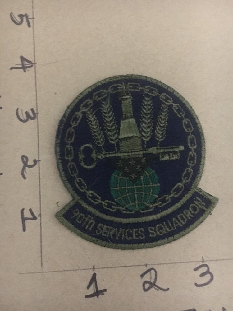 USAF 90th Services Squadron subdued patch 5/3/25