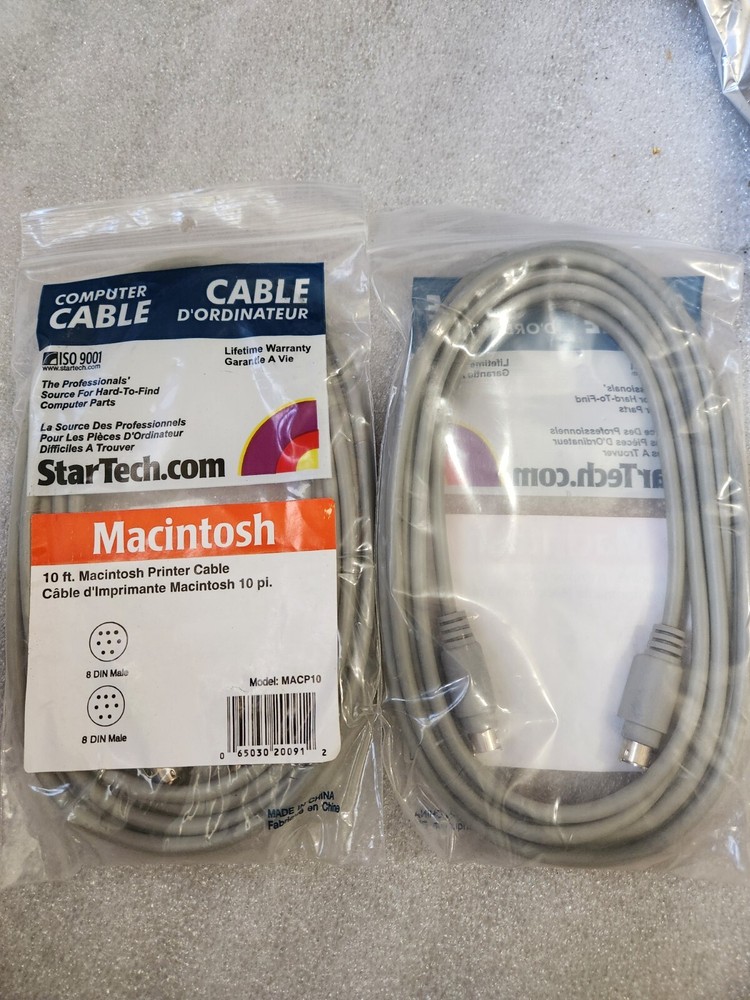 Macintosh Printer Cable 10ft (Model # MACP10)