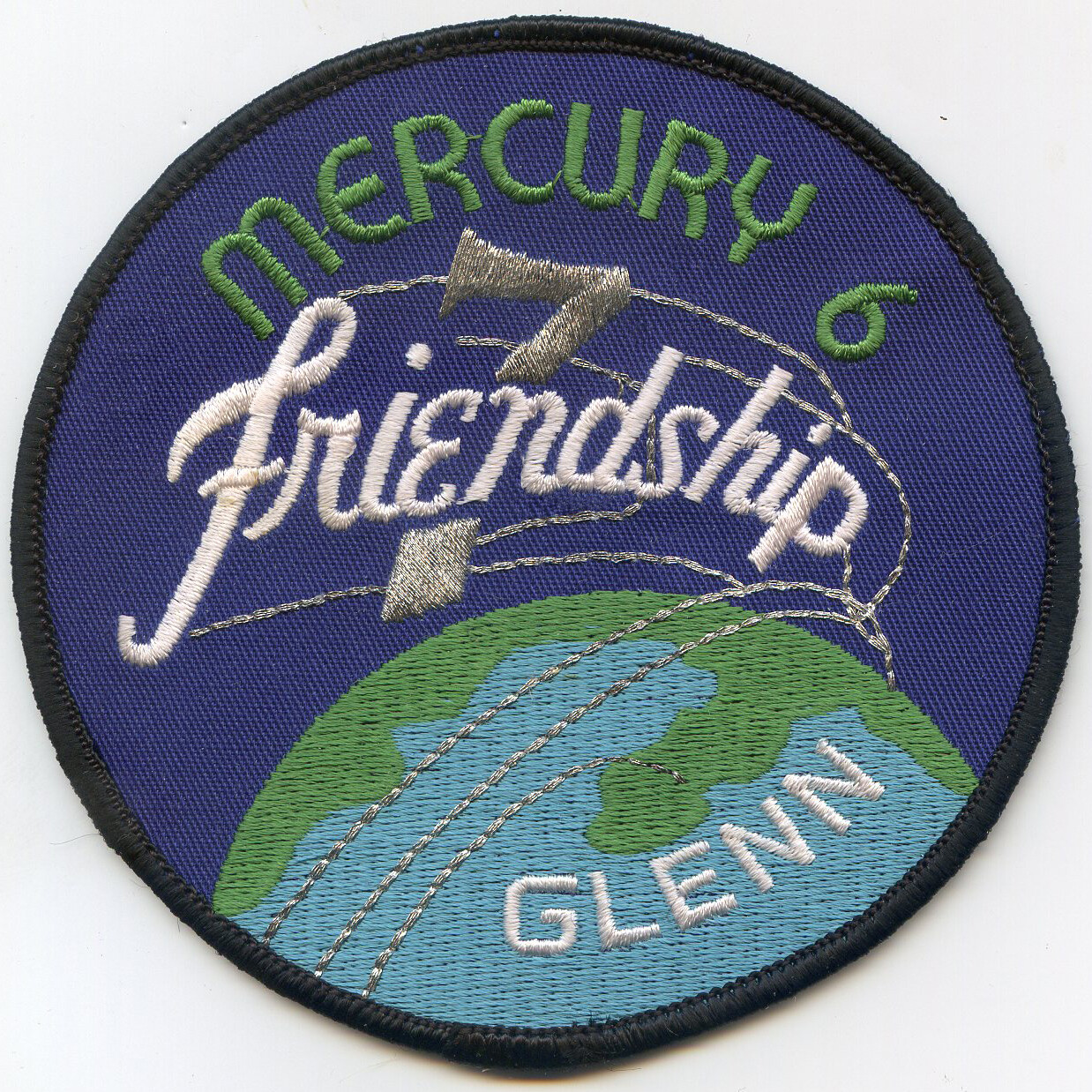 John Glenn Mercury 6 Friendship 4" Patch - FREE Shipping from U.S.