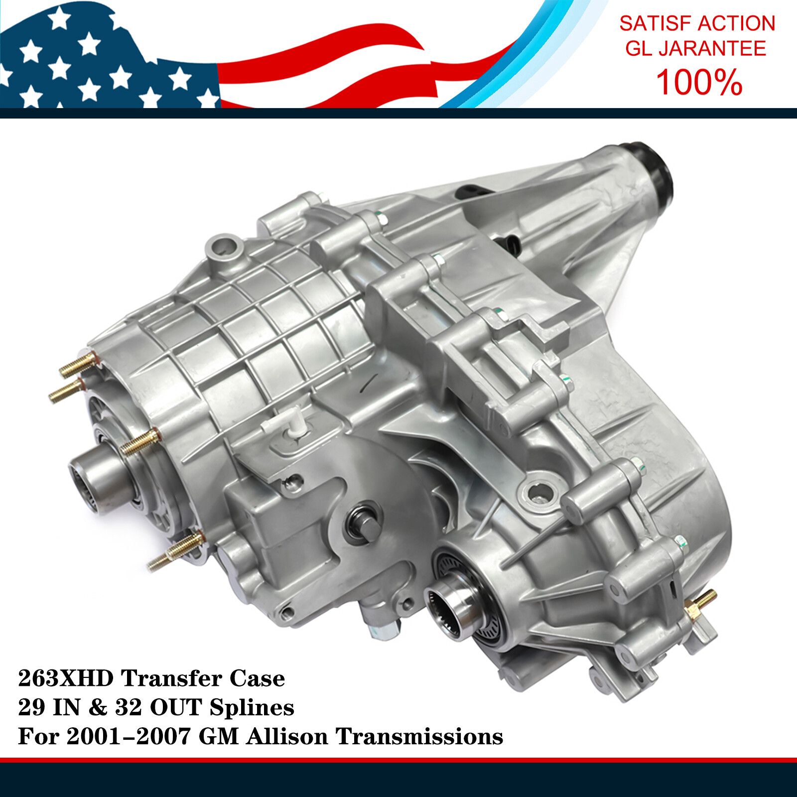 263XHD New Transfer Case Unit For 2001-2007 6.6/8.1L Chevy/GMC 2500HD 3500HD