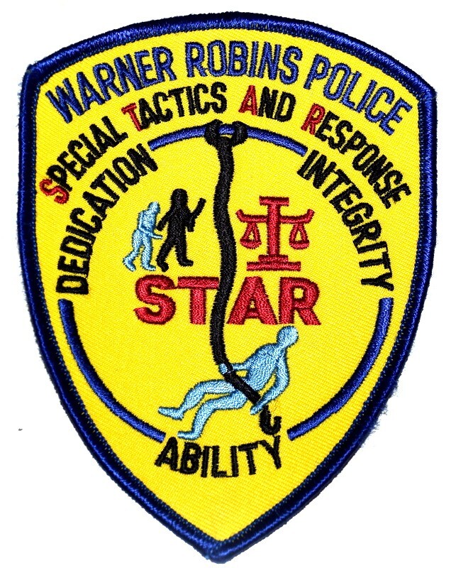WARNER ROBINS – STAR SPECIAL TACTICS AND RESPONSE - GEORGIA Sheriff Police Patch