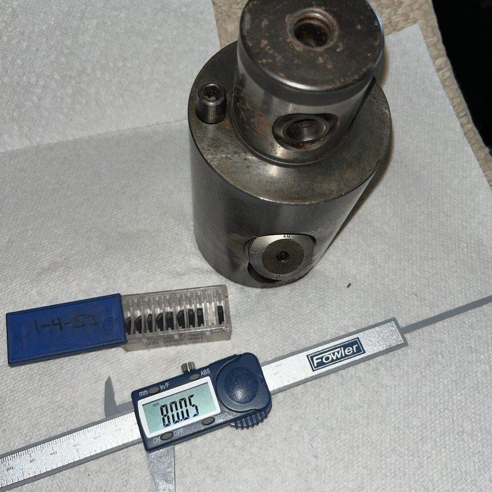 Komet ABS80 Micro Adjustable Boring Head 90-140mm 3.543-5.512 Range. 10 Inserts.