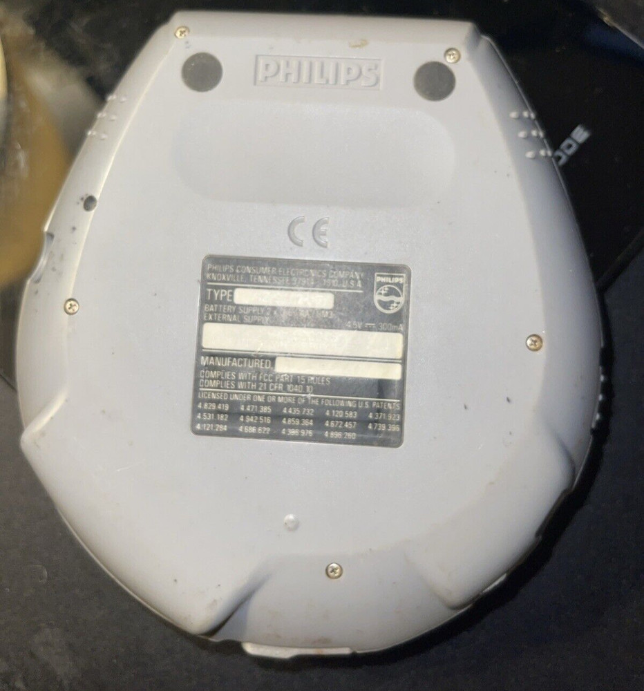 PHILLIPS POWERSAVING 40ESP3 PORTABLE CD PLYER TESTED WORKING