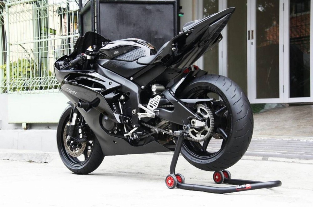 YAMAHA R6 Passenger Peg DELETE, 08-16 White