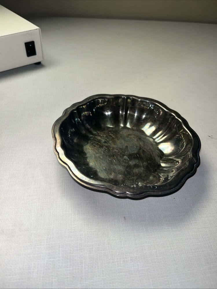 Mid Century Modern Oneida Silversmiths Small Silver Bowl