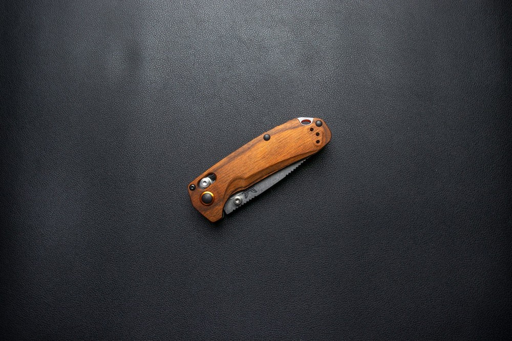 Benchmade North Fork Stabilized Wood 15032